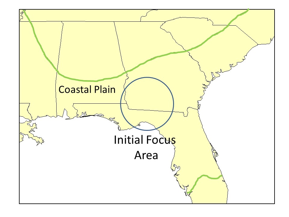 coastal plains map